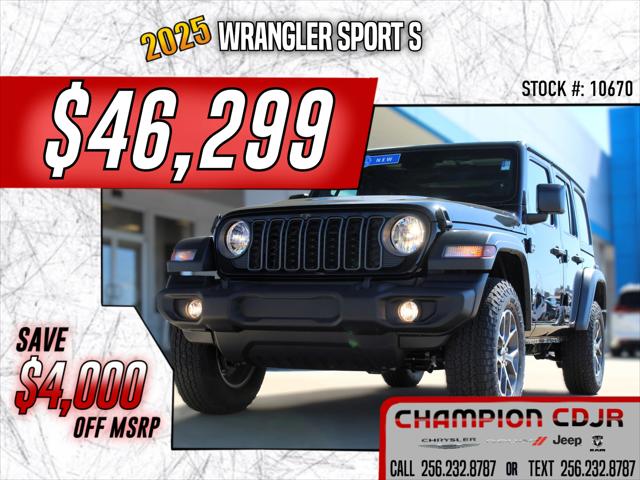 2025 Jeep Wrangler WRANGLER 4-DOOR SPORT S