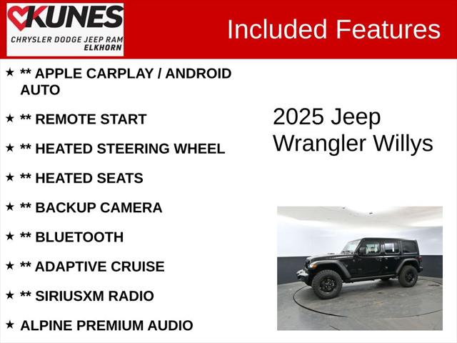 2025 Jeep Wrangler WRANGLER 4-DOOR WILLYS