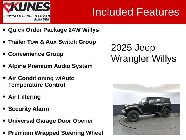 2025 Jeep Wrangler WRANGLER 4-DOOR WILLYS