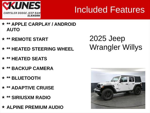 2025 Jeep Wrangler WRANGLER 4-DOOR WILLYS