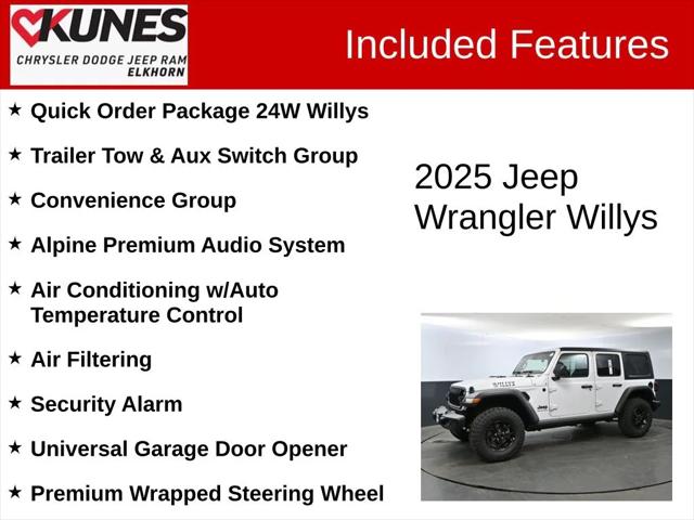 2025 Jeep Wrangler WRANGLER 4-DOOR WILLYS