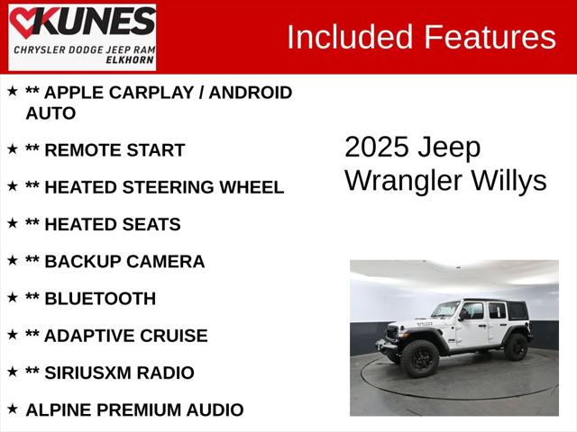 2025 Jeep Wrangler WRANGLER 4-DOOR WILLYS