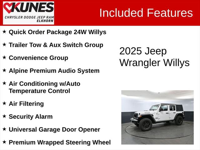 2025 Jeep Wrangler WRANGLER 4-DOOR WILLYS