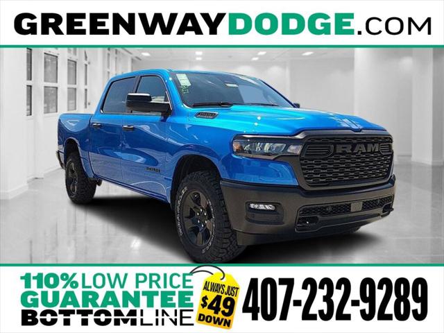 2025 RAM Ram 1500 RAM 1500 WARLOCK CREW CAB 4X4 57 BOX
