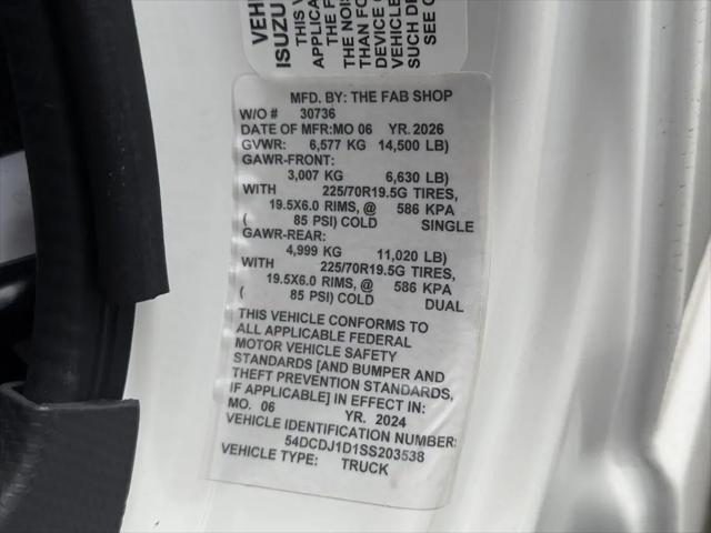 2025 Chevrolet 4500 LCF Gas 4500 HG LCF Gas