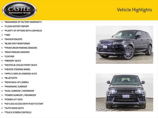 2022 Land Rover Range Rover Sport HSE Silver Edition MHEV