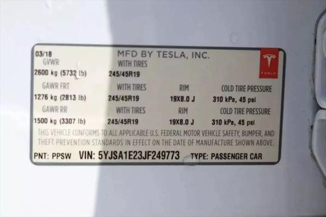 2018 Tesla Model S 75D