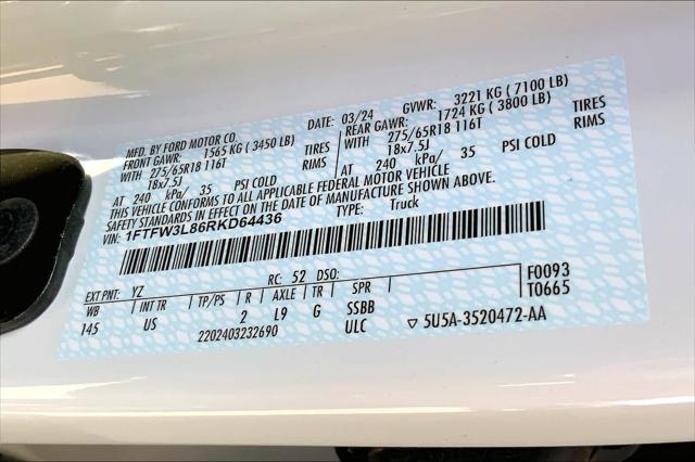 New 2024 Ford F-150 For Sale in Lubbock, TX