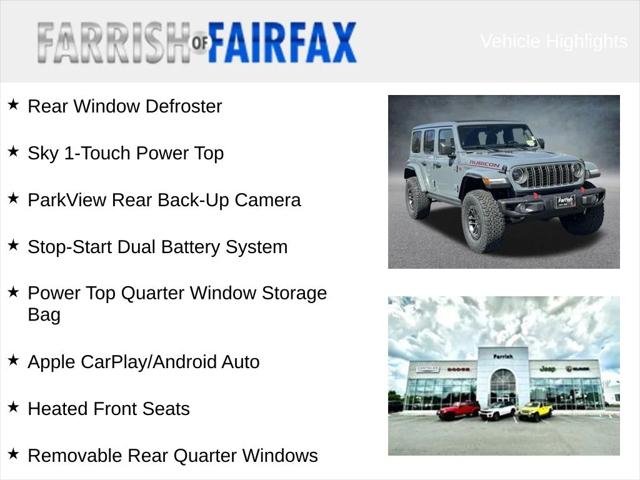 2025 Jeep Wrangler WRANGLER 4-DOOR RUBICON X