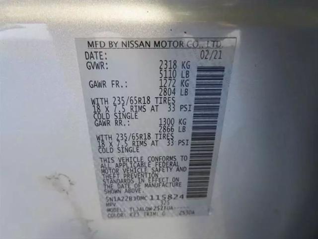 2021 Nissan Murano SV FWD