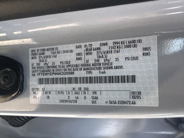 Used 2022 Ford F-150 For Sale in Pikeville, KY