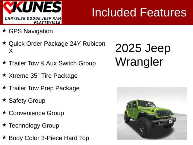 2025 Jeep Wrangler WRANGLER 4-DOOR RUBICON X