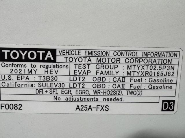 2021 Toyota RAV4 Hybrid XLE