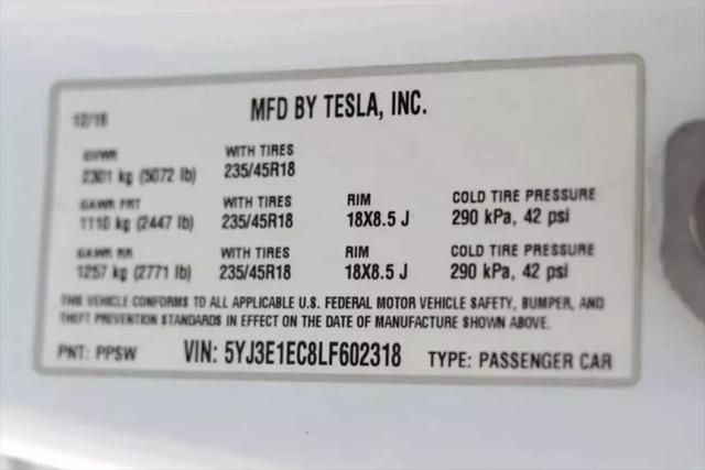 2020 Tesla Model 3 Performance Dual Motor All-Wheel Drive