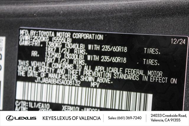 2025 Lexus ES 300h F SPORT Design for sale in Valencia, CA