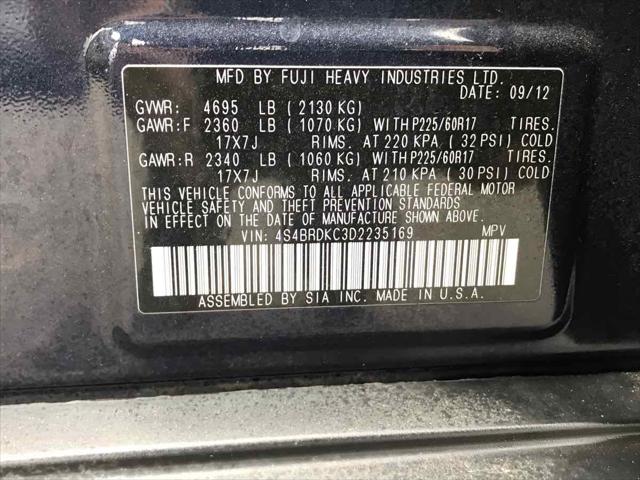 2013 Subaru Outback 3.6R Limited