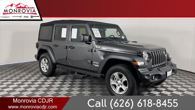 2018 Jeep Wrangler Unlimited Sport S 4x4