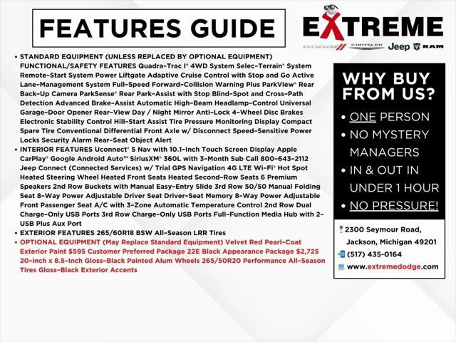 2025 Jeep Grand Cherokee GRAND CHEROKEE L LIMITED 4X4 2025 Jeep Grand Cherokee GRAND CHEROKEE L LIMITED 4X4