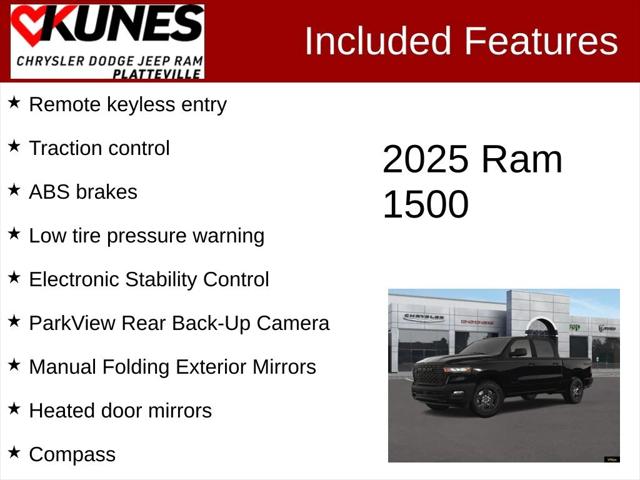 2025 RAM Ram 1500 RAM 1500 WARLOCK CREW CAB 4X4 57 BOX