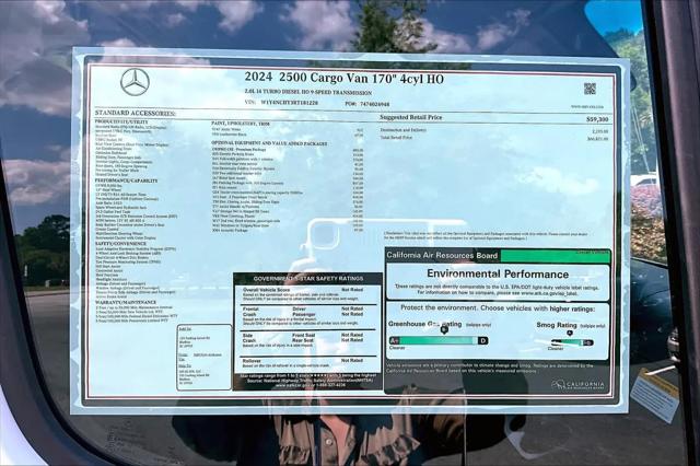 2024 Mercedes-Benz Sprinter 2500 High Roof 4-Cyl Diesel HO