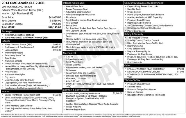 Used 2014 GMC Acadia For Sale in Muscle Shoals, AL