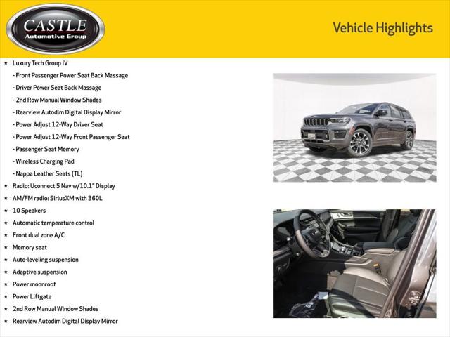 2025 Jeep Grand Cherokee GRAND CHEROKEE L OVERLAND 4X4