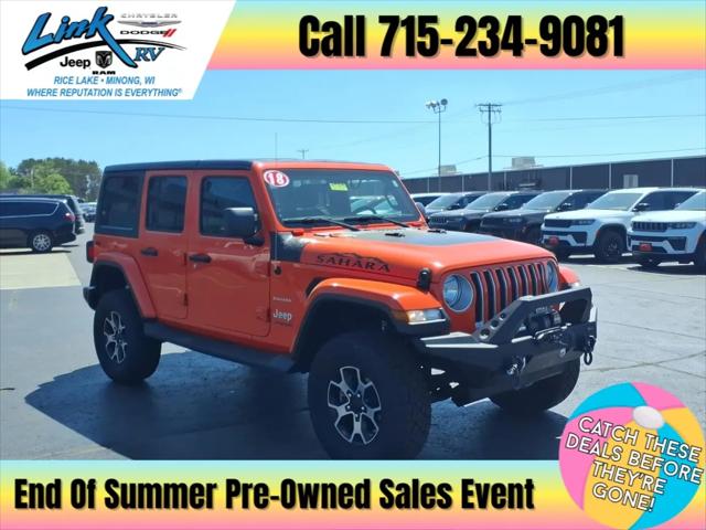 2018 Jeep Wrangler Unlimited Sahara 4x4 for sale in Rice Lake, WI