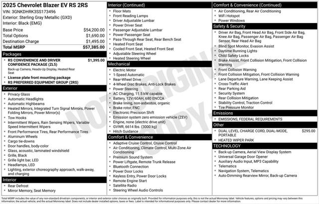 New 2025 Chevrolet Blazer EV For Sale in Muscle Shoals, AL