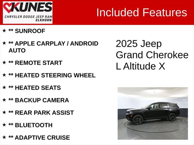 2025 Jeep Grand Cherokee GRAND CHEROKEE L ALTITUDE X 4X4