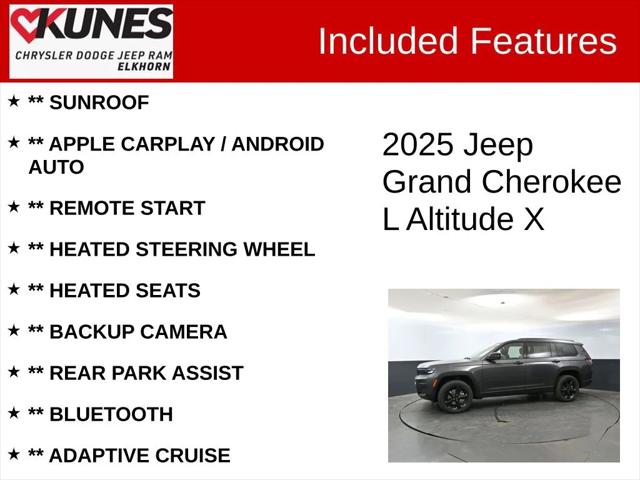 2025 Jeep Grand Cherokee GRAND CHEROKEE L ALTITUDE X 4X4