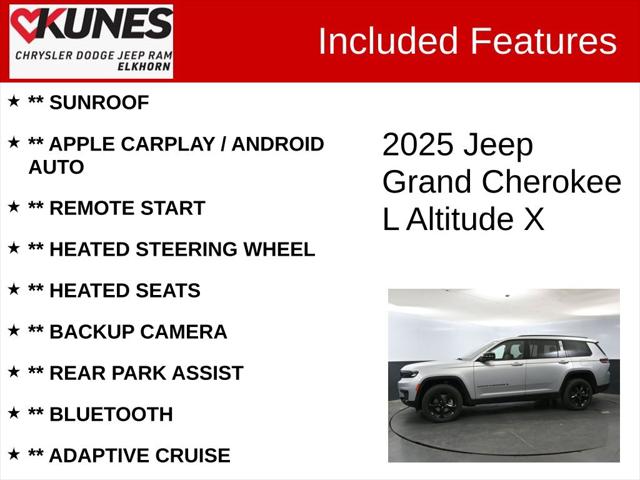 2025 Jeep Grand Cherokee GRAND CHEROKEE L ALTITUDE X 4X4