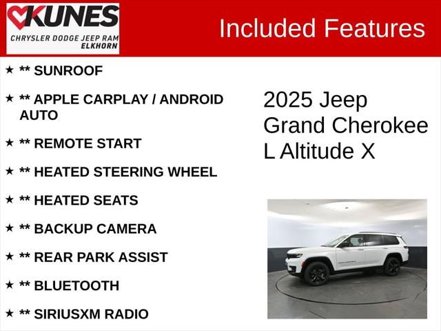 2025 Jeep Grand Cherokee GRAND CHEROKEE L ALTITUDE X 4X4