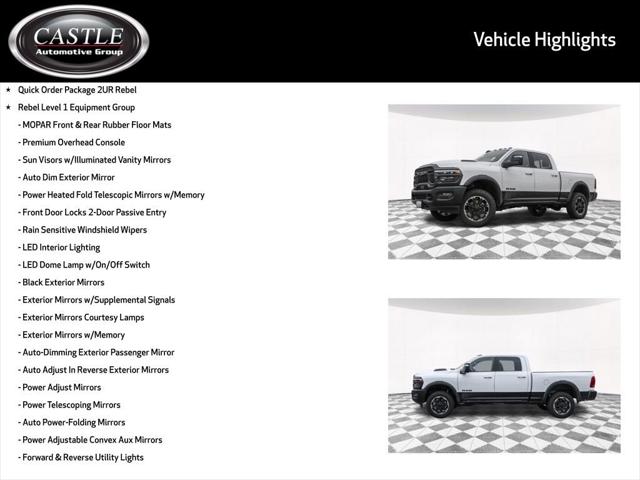 2025 RAM Ram 2500 RAM 2500 REBEL CREW CAB 4X4 64 BOX