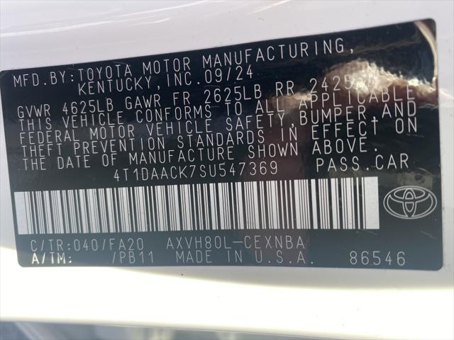2025 Toyota Camry LE