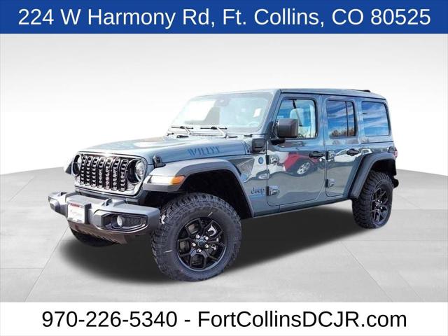 2025 Jeep Wrangler 4xe WRANGLER 4-DOOR WILLYS 4xe