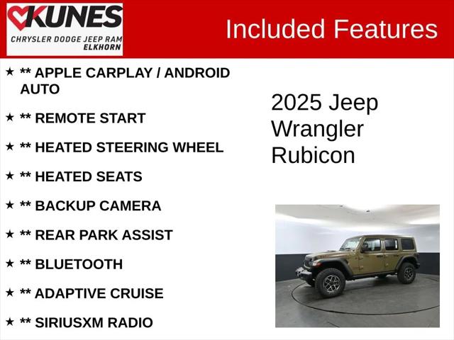 2025 Jeep Wrangler WRANGLER 4-DOOR RUBICON