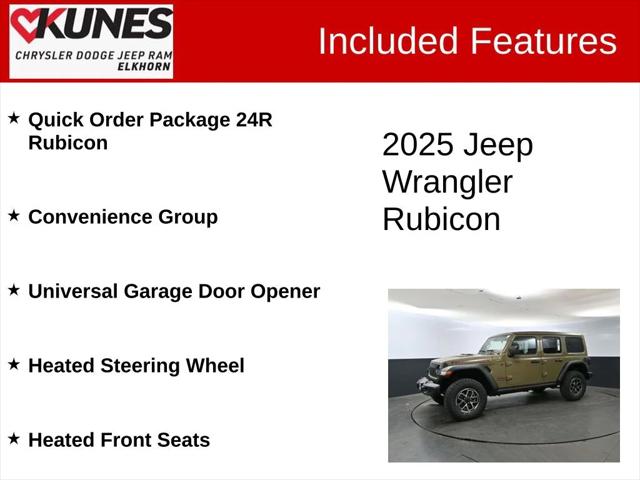2025 Jeep Wrangler WRANGLER 4-DOOR RUBICON