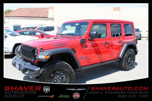2025 Jeep Wrangler 4xe WRANGLER 4-DOOR WILLYS 4xe 2025 Jeep Wrangler 4xe WRANGLER 4-DOOR WILLYS 4xe