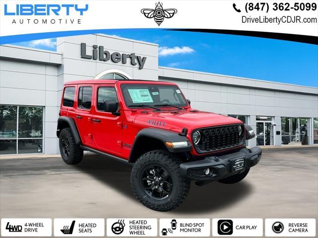 2025 Jeep Wrangler 4xe WRANGLER 4-DOOR WILLYS 4xe