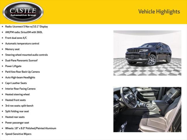 2025 Jeep Grand Cherokee GRAND CHEROKEE L LIMITED 4X4