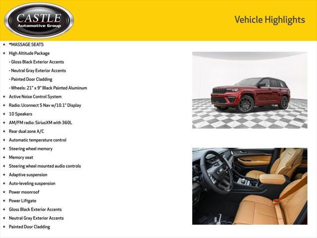 2025 Jeep Grand Cherokee GRAND CHEROKEE SUMMIT 4X4