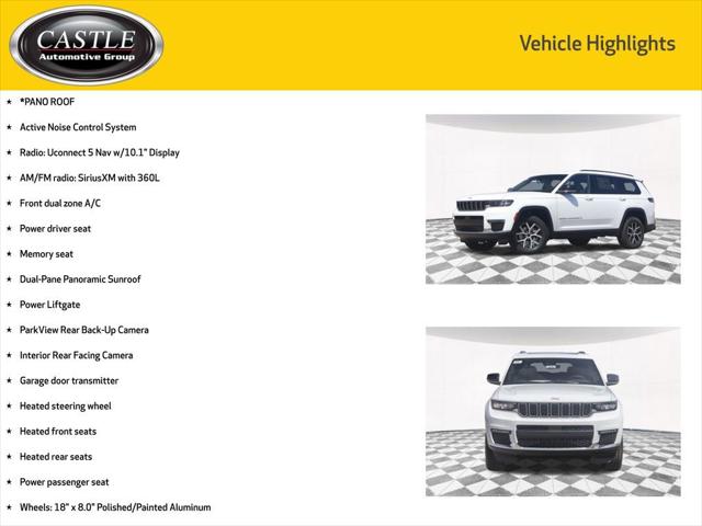2025 Jeep Grand Cherokee GRAND CHEROKEE L LIMITED 4X4