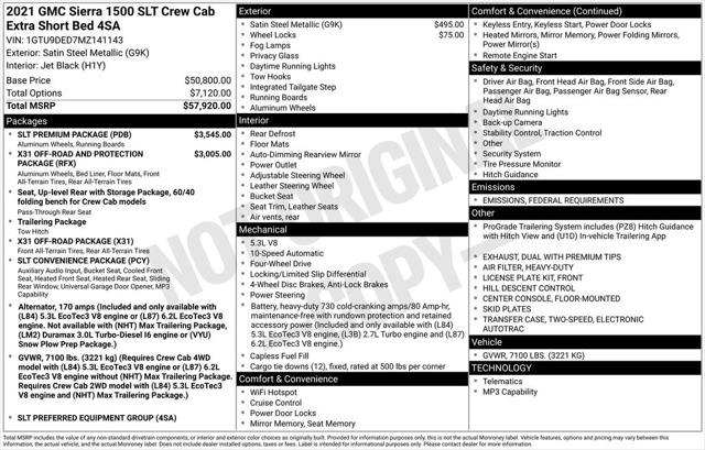 2021 GMC Sierra 1500 SLT