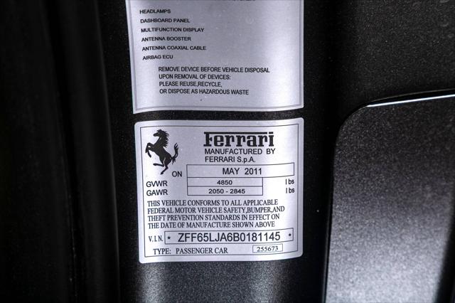2011 Ferrari California Standard