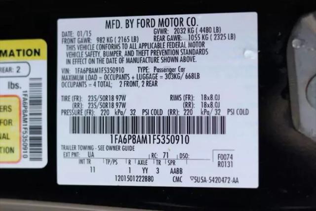 2015 Ford Mustang V6