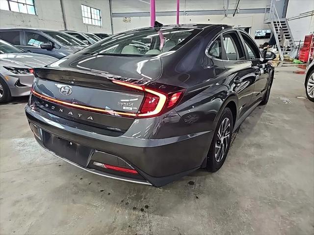 2022 Hyundai Sonata Hybrid Blue