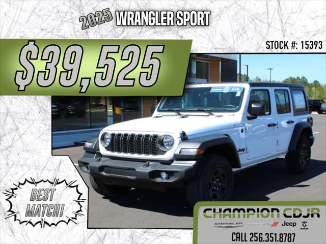 2025 Jeep Wrangler WRANGLER 4-DOOR SPORT
