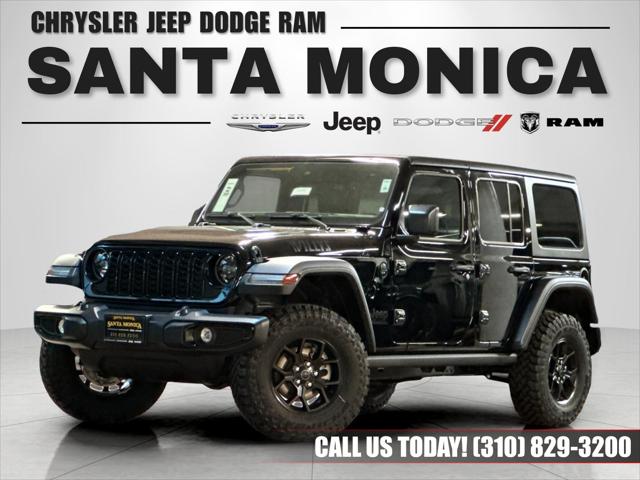 2025 Jeep Wrangler 4-Door Willys 4x4 for sale in Santa Monica, CA
