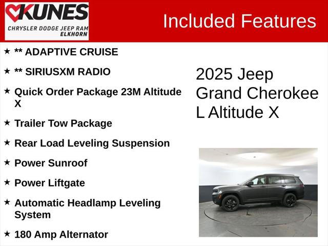 2025 Jeep Grand Cherokee GRAND CHEROKEE L ALTITUDE X 4X4