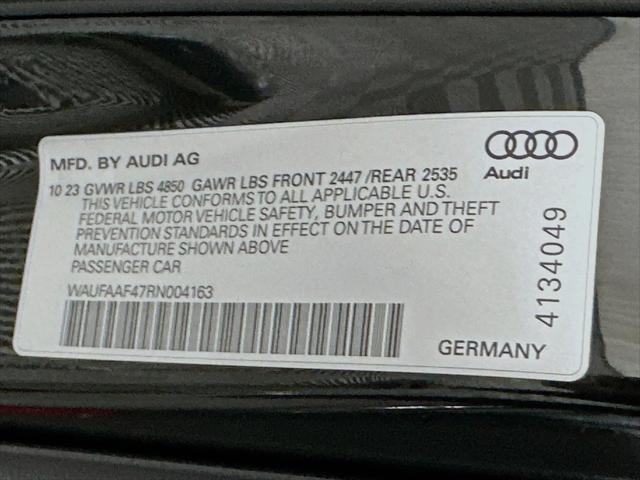 2024 Audi A4 Prestige 45 TFSI S line quattro S tronic